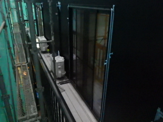 シーリング養生をしました