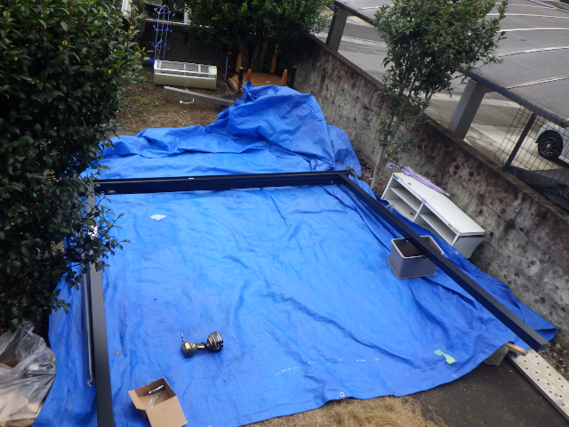 前桁を取り付けました