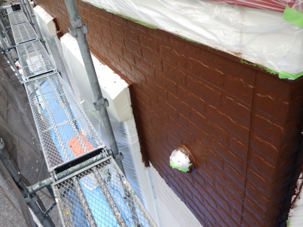 中間部中塗り終了です