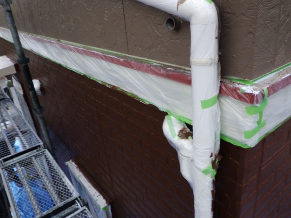 中間部中塗り終了です