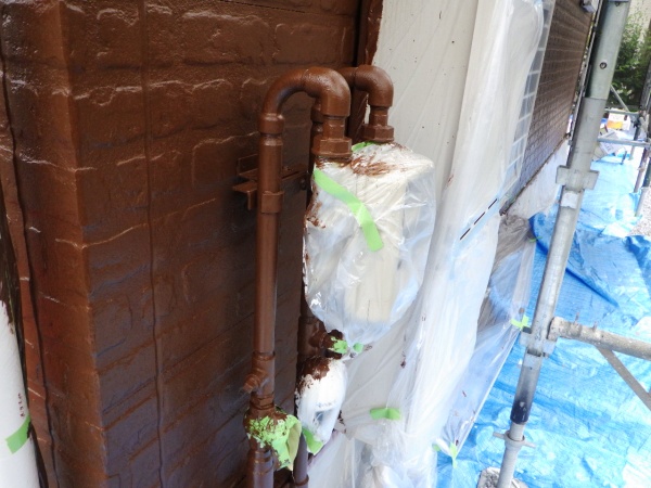 下段の中塗り塗装終了です