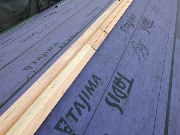 棟木の取り付け終了です