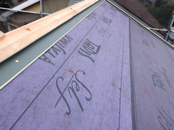 捨て谷の取り付け終了です