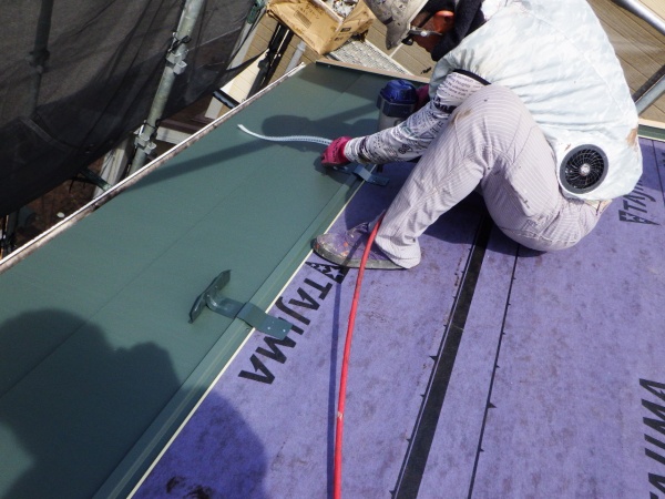 ２段目の貼り付け中です