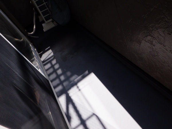 防水トップ２回目塗装終了です