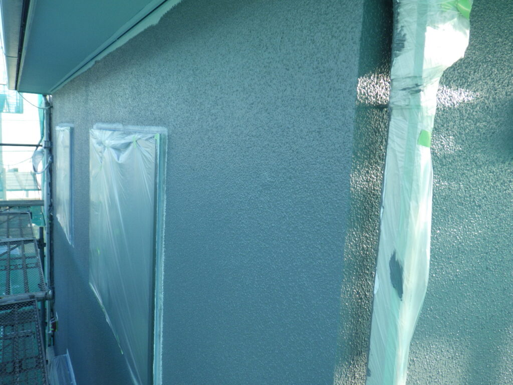 上塗り塗装終了