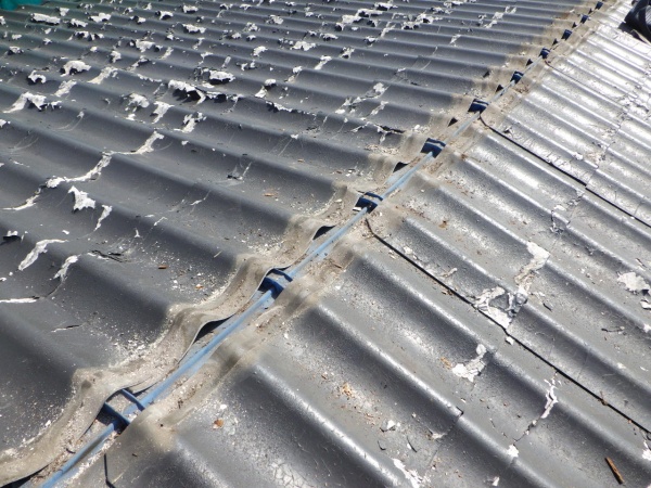 丸瓦の撤去終了です