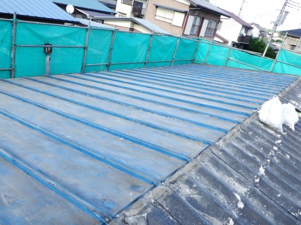 北面屋根の撤去終了です