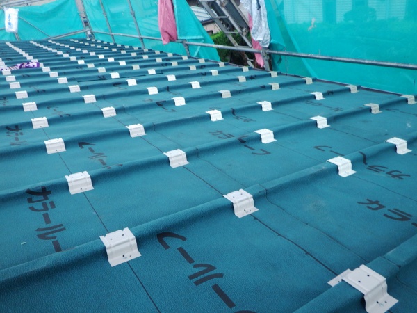 北面の４５ロック取り付けが終了しました