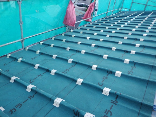 北面の４５ロック取り付けが終了しました