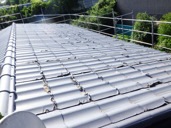 施工前の屋根の状態です