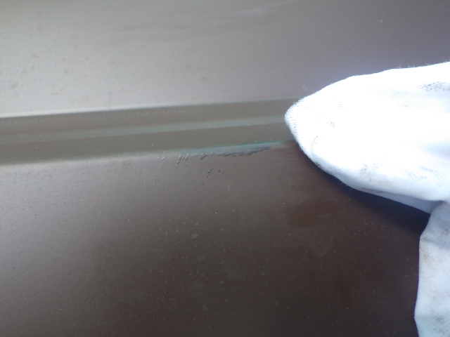 ルーフの補修中です