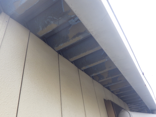 施工前の塗装面の状態です