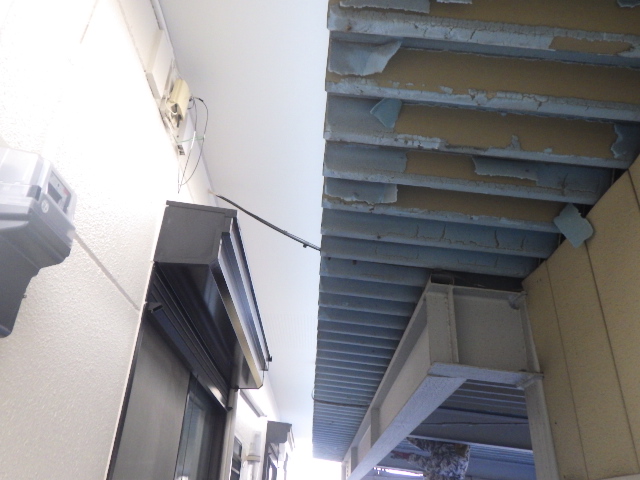 施工前の塗装面の状態です