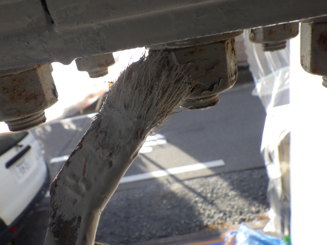 下塗り塗装中です