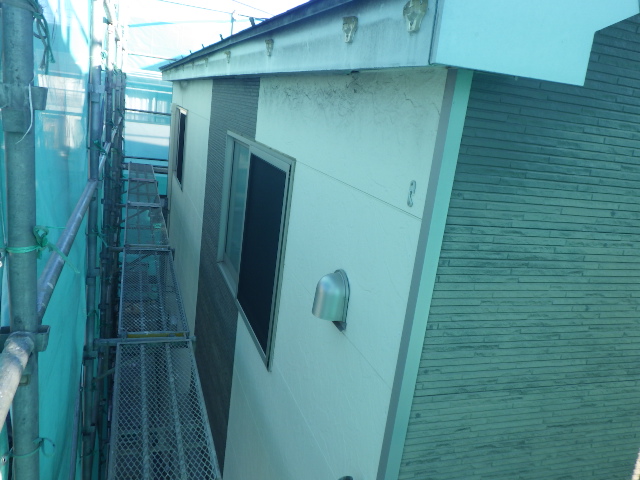 施工前の２階外壁の状態です