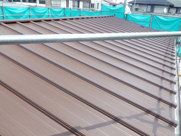 完工後の屋根の状態です