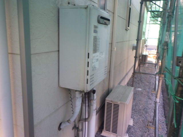 施工前の１階外壁の状態です