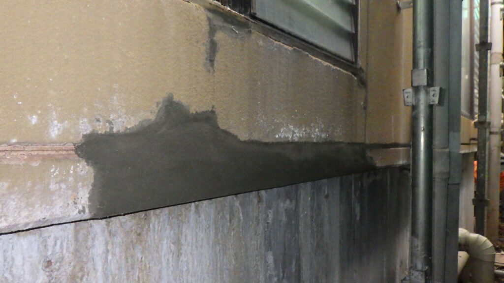 外壁補修が終了しました