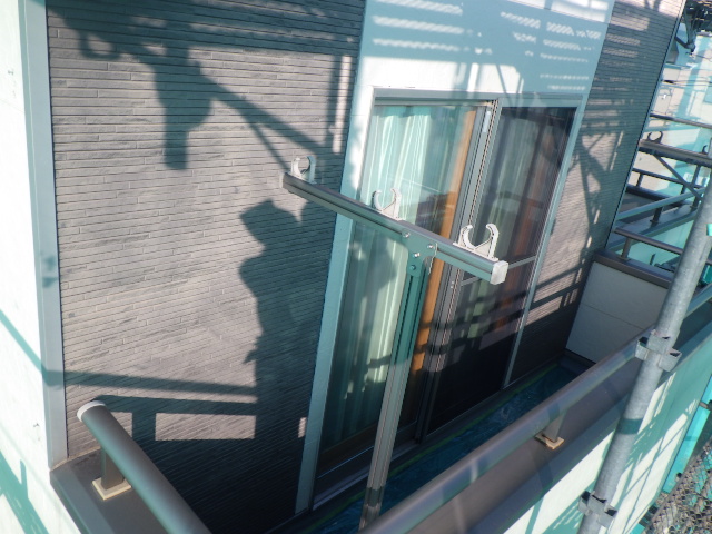 高圧洗浄後の２階外壁の状態です