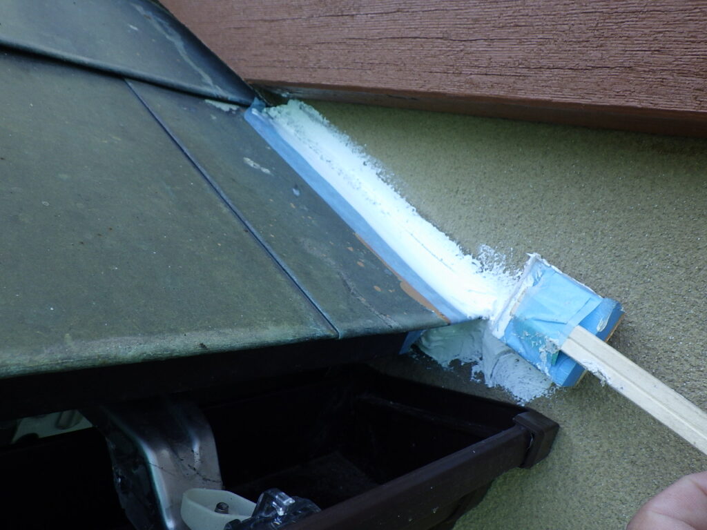 シーリング中です