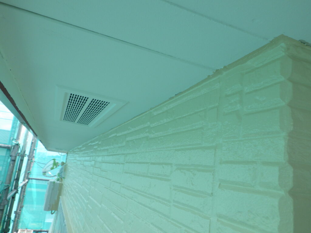 軒天養生を外しました