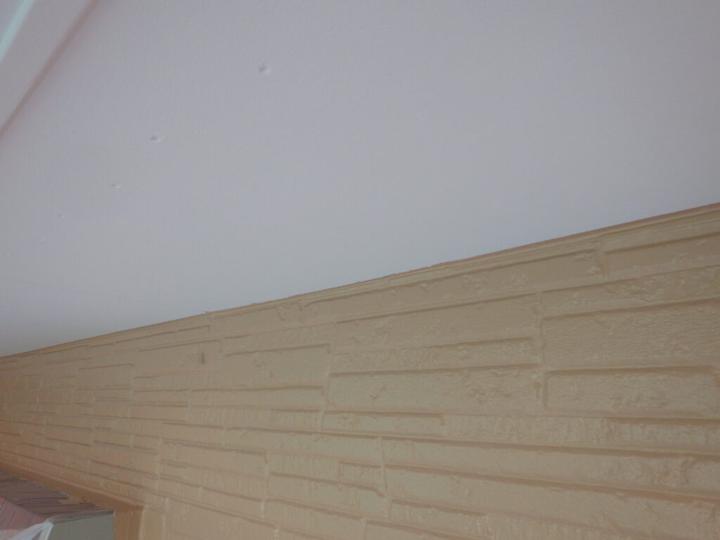 １階の外壁塗装が終了しました