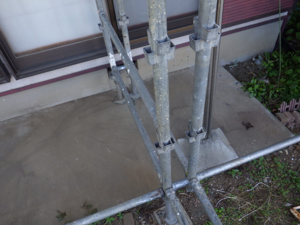 施工前の土間の状態