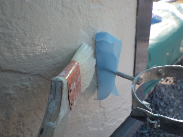 タッチアップ中です