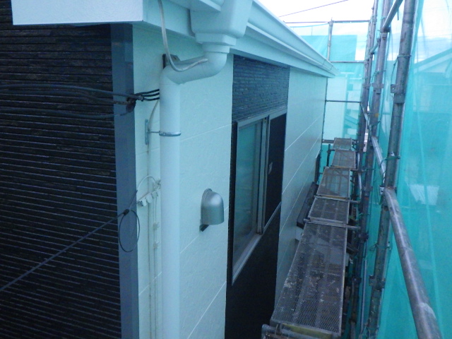 施工後の外壁の状態です