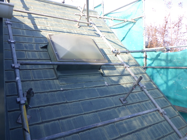 施工前の南面屋根です