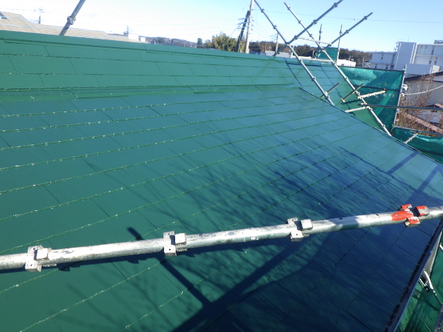 上塗り塗装が終了しました