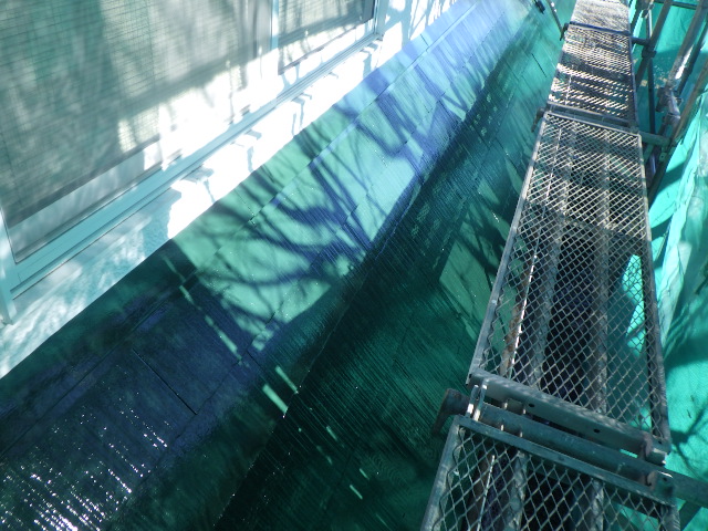 上塗り塗装が終了しました