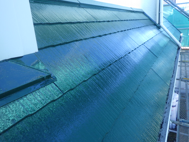 上塗り塗装が終了しました