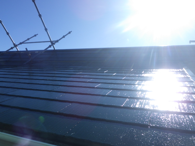 上塗り塗装が終了しました