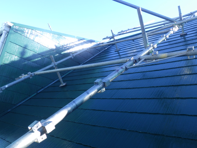 施工後の北面屋根です