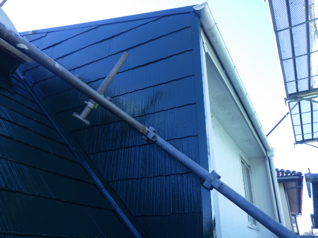 施工後の北面屋根です