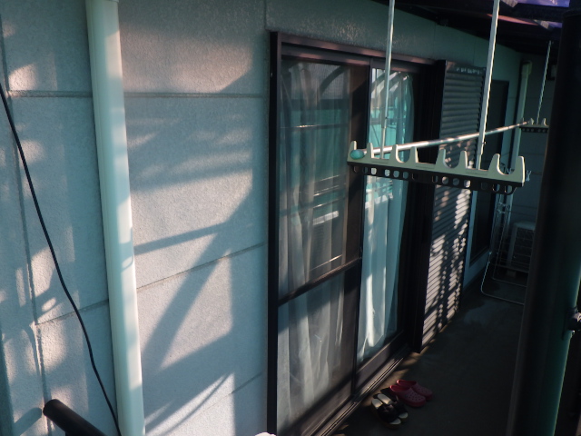 ベランダ外壁の施工前です