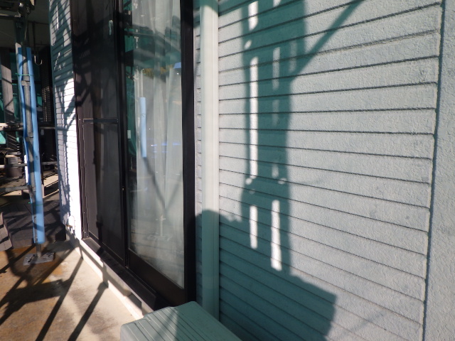 下段外壁の施工前です