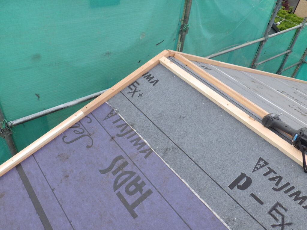 板金下地取り付け終了