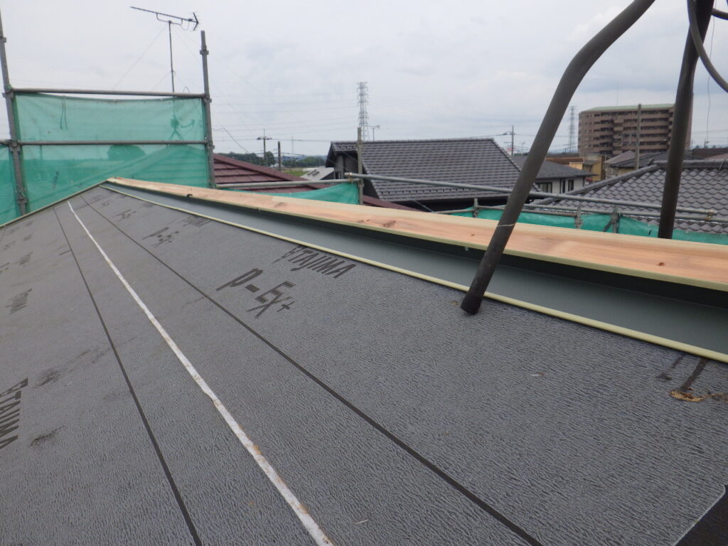 役物板金取り付け終了