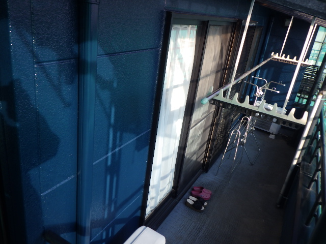 ベランダ外壁の施工後です