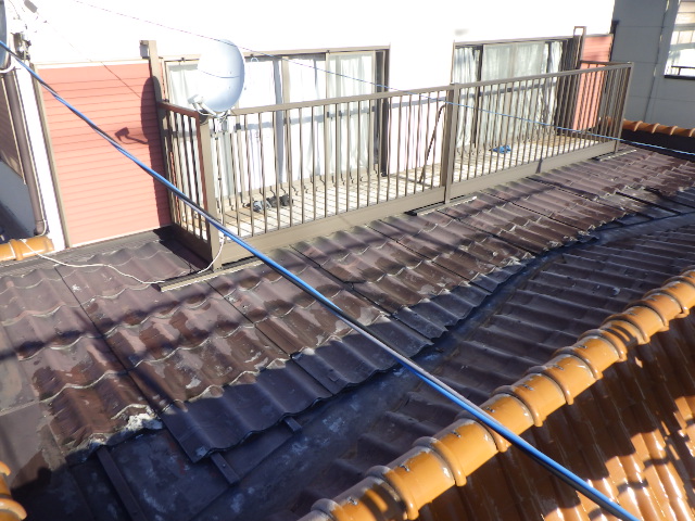 施工前の屋根の状態です