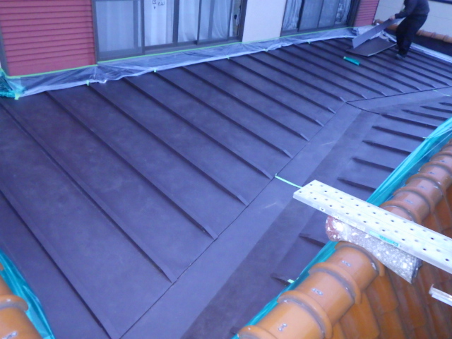 本日の施工後の状態です