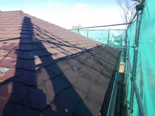 施工前の大屋根の状態です