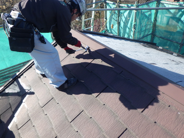 棟の解体中です