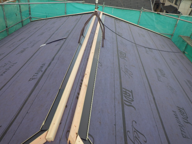 捨て谷を取り付けました