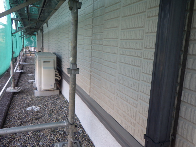 施工前の下段外壁の状態です
