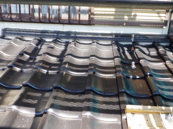 施工前の下屋根の状態です