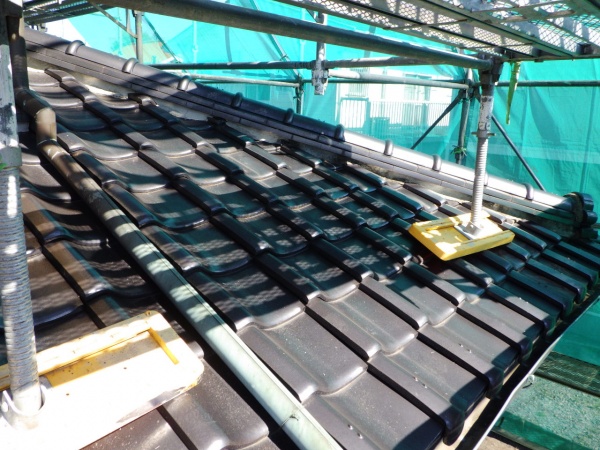 施工前の下屋根の状態です